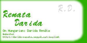 renata darida business card