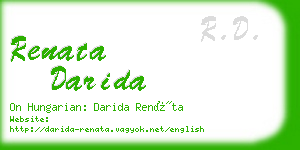 renata darida business card